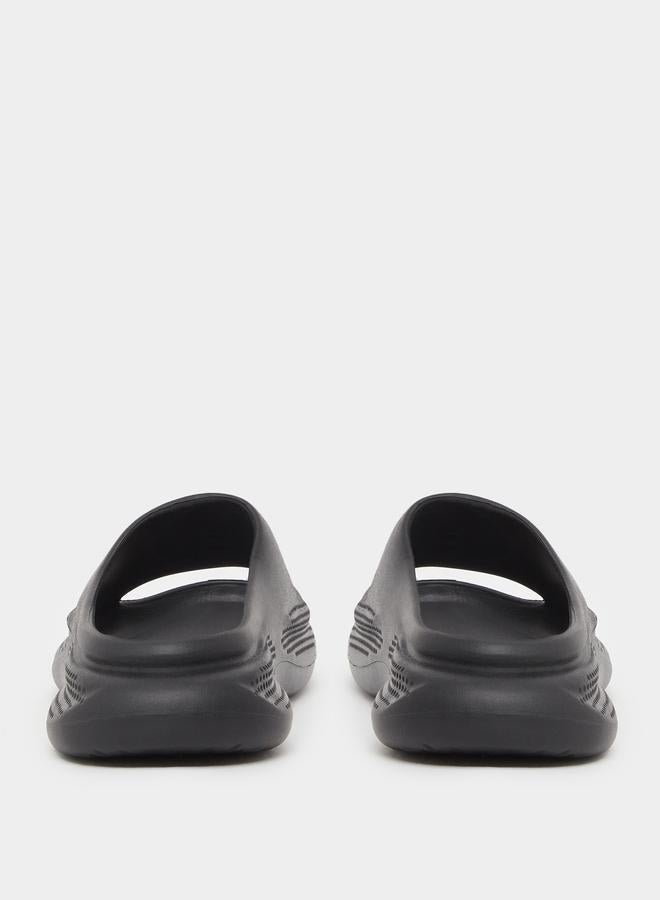 Styli Styli Perforated Open Toe Slip-On Slides  - Image 4