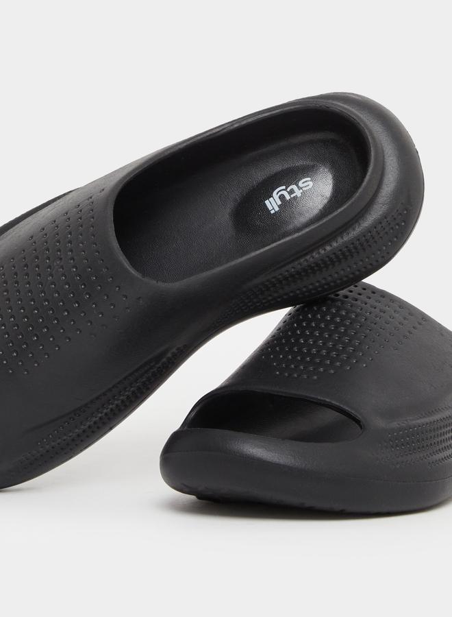 Styli Styli Perforated Open Toe Slip-On Slides  - Image 3
