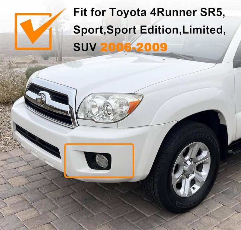 BreTrewri Daytime Running Fog Lights for Toyota 4Runner 2006-2009 with Turn Signal Function - Image 3