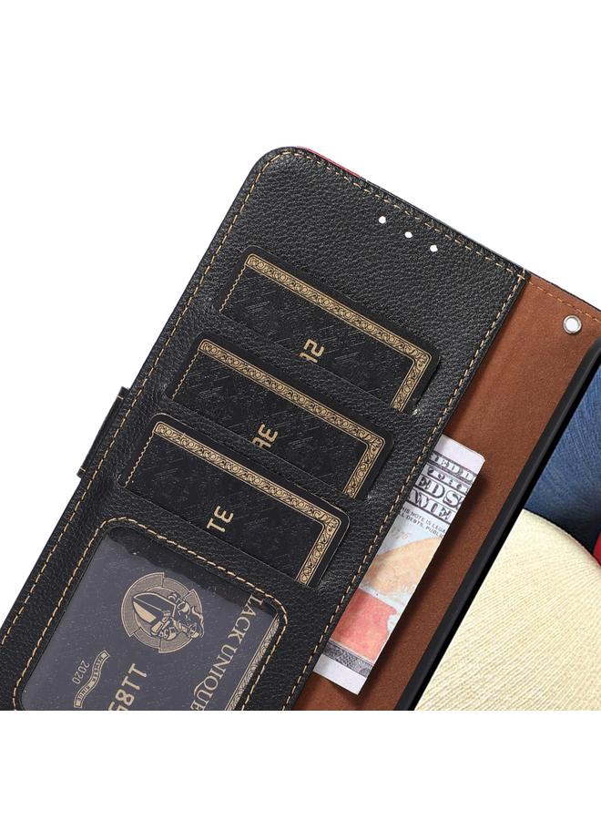 S-TOP Case For Huawei Nova 11i / Maimang 20 5G / Enjoy 60 Pro KHAZNEH Litchi Texture Leather RFID Phone Case - Image 5