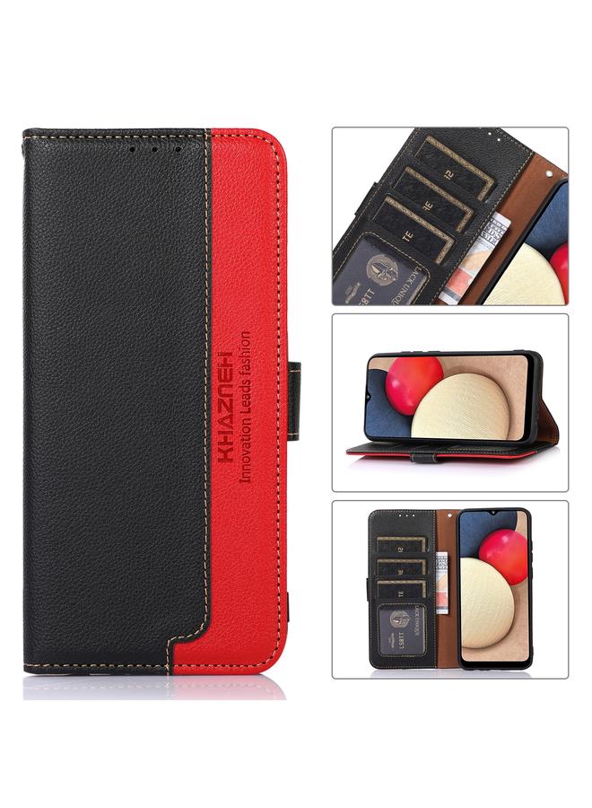 S-TOP Case For Huawei Nova 11i / Maimang 20 5G / Enjoy 60 Pro KHAZNEH Litchi Texture Leather RFID Phone Case - Image 1