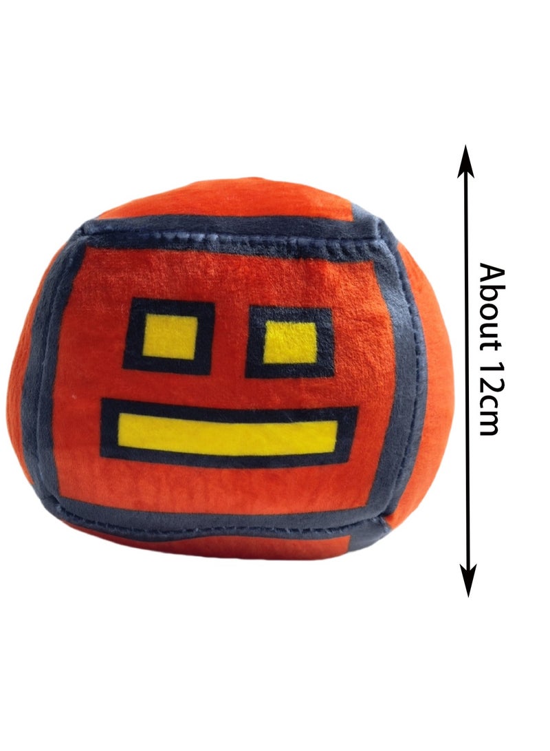 12cm Red Plush Toy, Geometry Dash Plush Game Plush Toy Props Boys And Girls Birthday Gift - Image 2