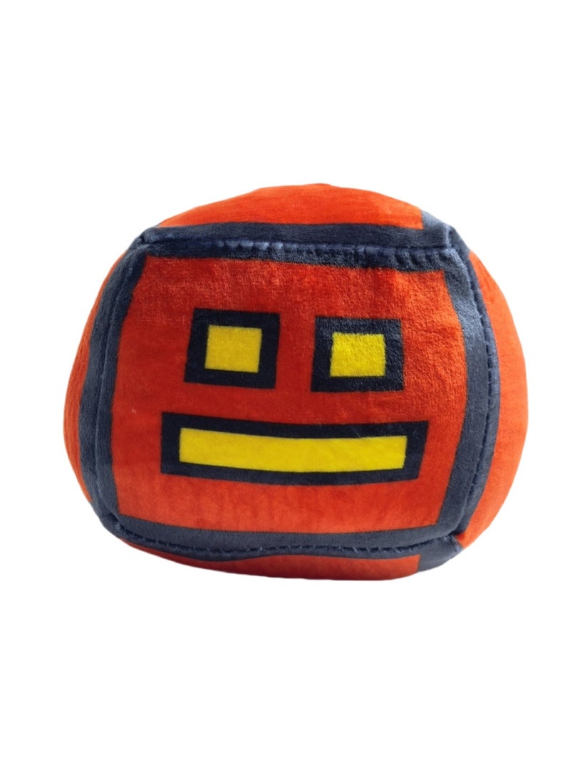 12cm Red Plush Toy, Geometry Dash Plush Game Plush Toy Props Boys And Girls Birthday Gift - Image 1