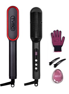 TYMO TYMO Ring PLUS Hair Straightening Brush HC103 – Black  - Image 1