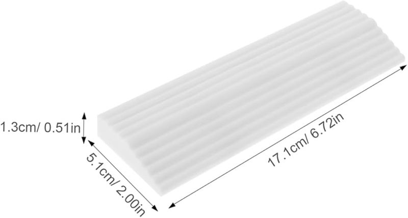 LIFKOME 4pcs Rubber Driveway Ramps for Wheelchairs and Doorways Quick Assembly Home Use - Image 3