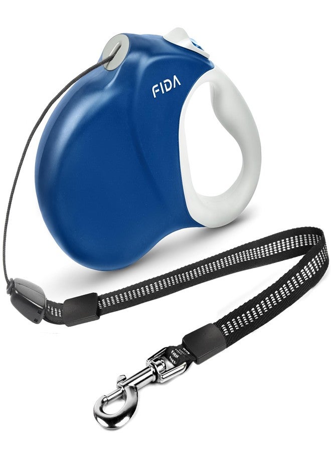 Fida 30ft Upgraded Retractable Dog Leash, Heavy Duty Pet Walking Leash for Medium/Large Breed up to 110 lbs, 360° Tangle-Free Long Retract Dog Lead, Soft Grip, One-Hand Brake, Blue - Image 1
