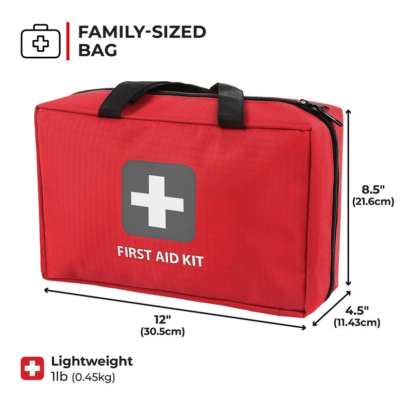 THRIVE First Aid Kit â€“ 291 Pieces of First Aid Supplies | Hospital Grade Medical Supplies for Emergency and Survival Situations | Ideal for Home, Car, Trucks, Camping, Hiking, Travel, Sports, Pets, Hunting - Image 2