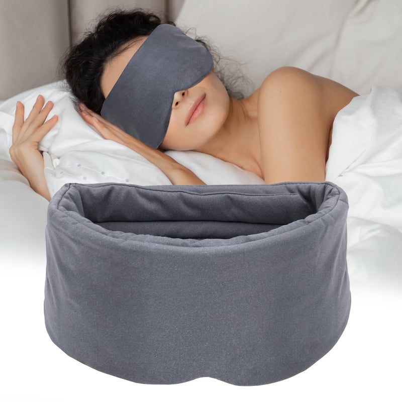 Sysrion Sleep Eye Mask Ultra Soft Comfortable Sleeping Mask for for Home Sleep Travel Shift Work Nose Pad Designed Light Blocking Eye Blinder Fully Adjustable Strap and Skin Friendly