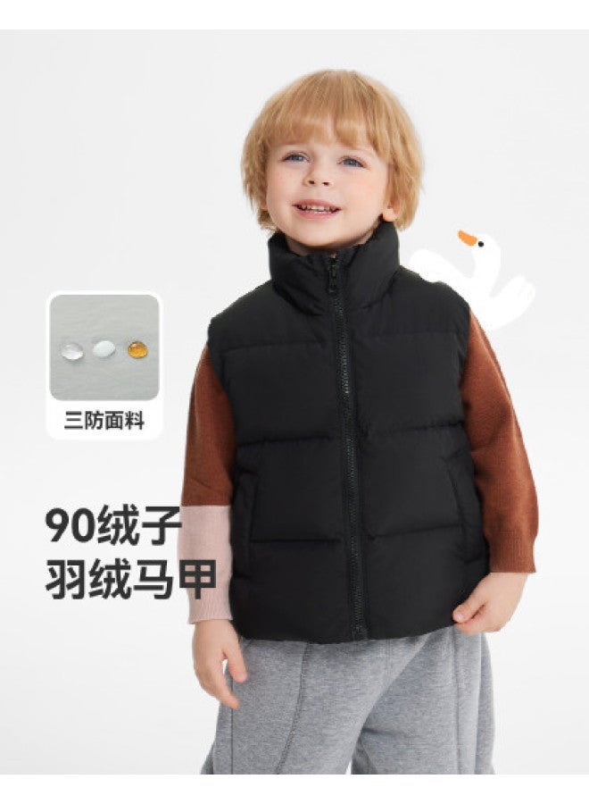 Baby Down Vest For Boys, Winter Kids' Warm Vest, New Style For Girls - Image 1