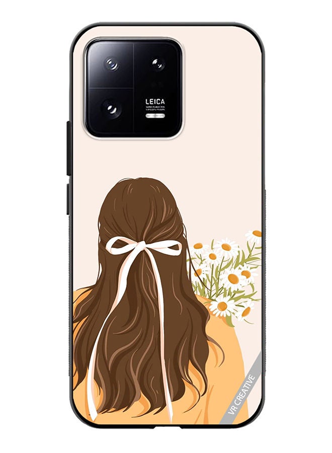 VR CREATIVE Protective Case Cover For Xiaomi 13 Girl Design Multicolour - Image 1
