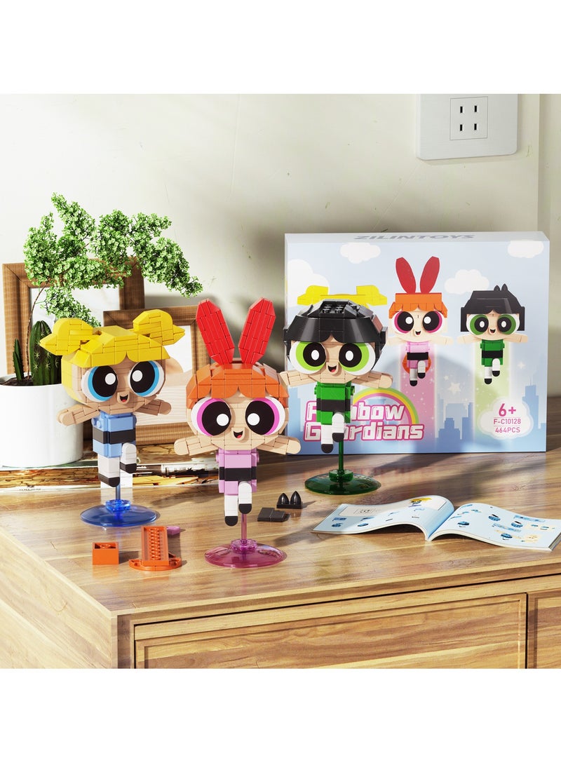 The Powerpuff Girls comedy animated children puzzle toy building block  - Image 3