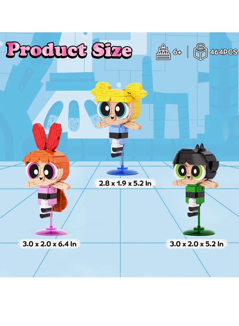 The Powerpuff Girls comedy animated children puzzle toy building block  - Image 4