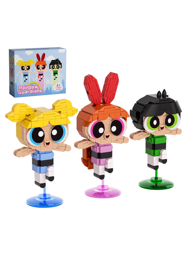The Powerpuff Girls comedy animated children puzzle toy building block  - Image 1