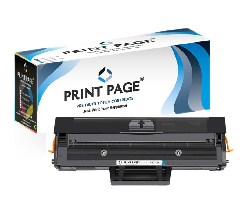 Print Page 111S Toner Cartridge Compatible for MLT-D111S for Printers SL-M2070, SL-M2071, SL-M2020W, M2021, M2022W (Indian Version) (1 pcs) - Image 2