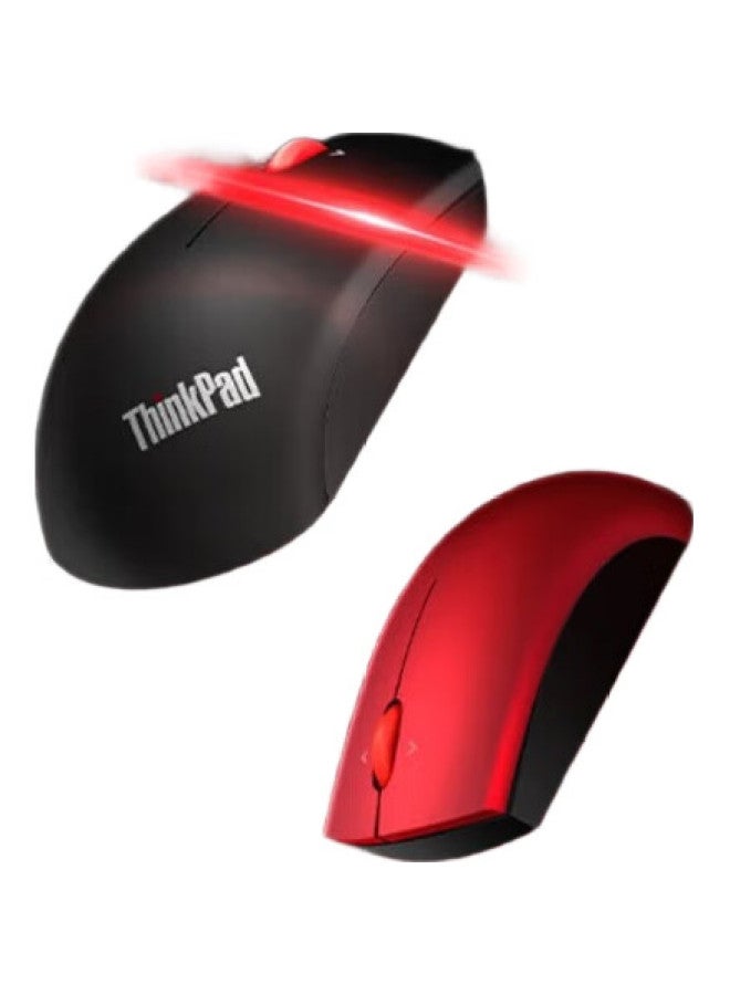 thinkpad Lenovo Wireless Bluetooth Dual-Mode Mouse, Classic Red Dot, Laptop, Desktop Office Mouse, Compatible With Thinkbook Laptops, Midnight Black - Image 1