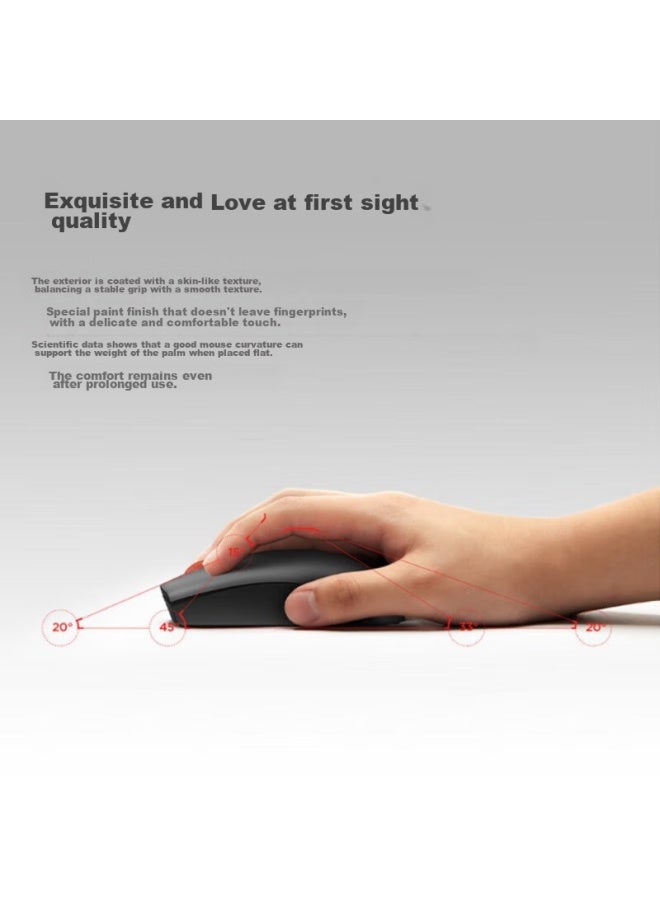 Thinkpad Lenovo Wireless Bluetooth Dual-mode Mouse, Classic Red Dot, Laptop, Desktop Office Mouse, Compatible With Thinkbook Laptops, Midnight Black - Image 5