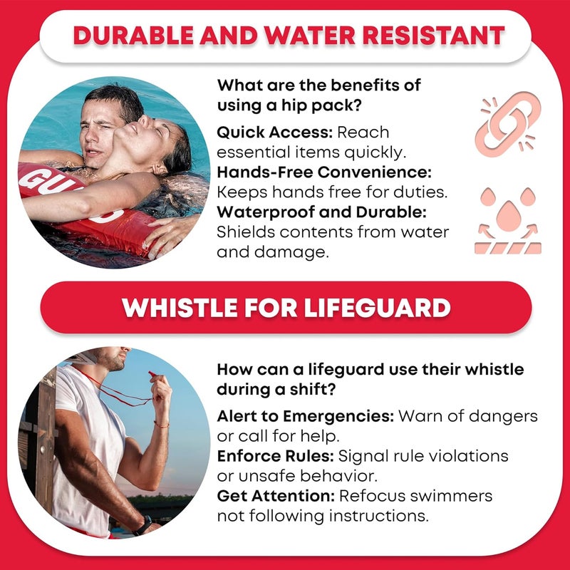 Ever Ready First Aid Fanny PackHip Pack Fanny Pack With Whistle - Image 3