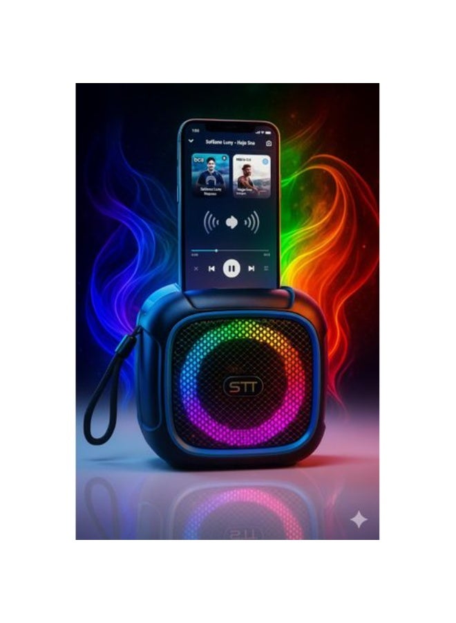 Starte Start STT-307 Bluetooth Speaker – Superior Sound with Deep Bass and RGB Party Lighting – Bluetooth 5.3, Portable and Perfect for Gifts - Image 1