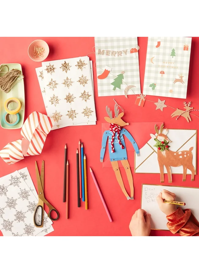 Meri Meri Festive Reindeer Stand Up Christmas Card