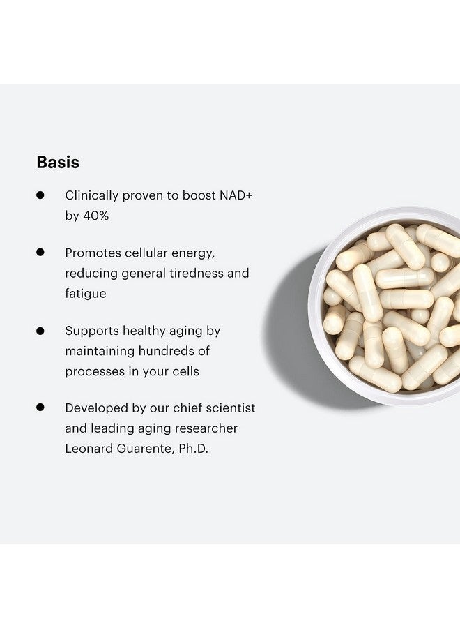 ELYSIUM Basis NAD Plus Supplement 30 Servings - with Nicotinamide Riboside 250mg and Pterostilbene 50mg - Healthy Aging Supplement & Cellular Energy - Image 2