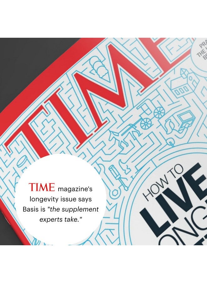 ELYSIUM Basis NAD Plus Supplement 30 Servings - with Nicotinamide Riboside 250mg and Pterostilbene 50mg - Healthy Aging Supplement & Cellular Energy - Image 4