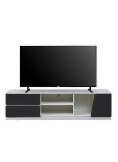 Homez TV table 18M up to 75 D 180 W 40 H 48 White/Iron Grey  - Image 1