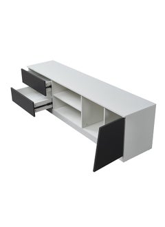 Homez TV table 18M up to 75 D 180 W 40 H 48 White/Iron Grey  - Image 3