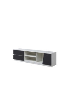 Homez TV table 18M up to 75 D 180 W 40 H 48 White/Iron Grey  - Image 4