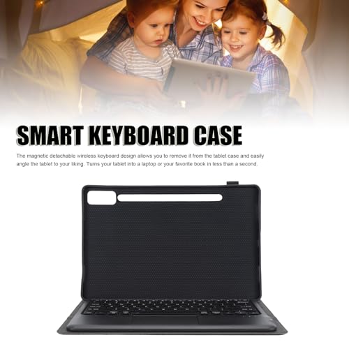 VBESTLIFE Keyboard Case for Tab P12 127inch 2023 Bluetooth Keyboard with Touchpad and Cover Case Magnetic Detachable for Tab P12 Black - Image 3