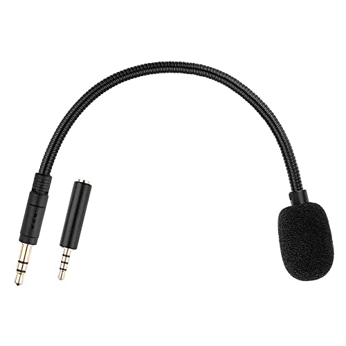Smays Detachable 3.5mm Microphone - Aux Mic for Headphone Jack, Plug-in Microfono for Laptop, PC, Phone, and Conference Use - Image 1