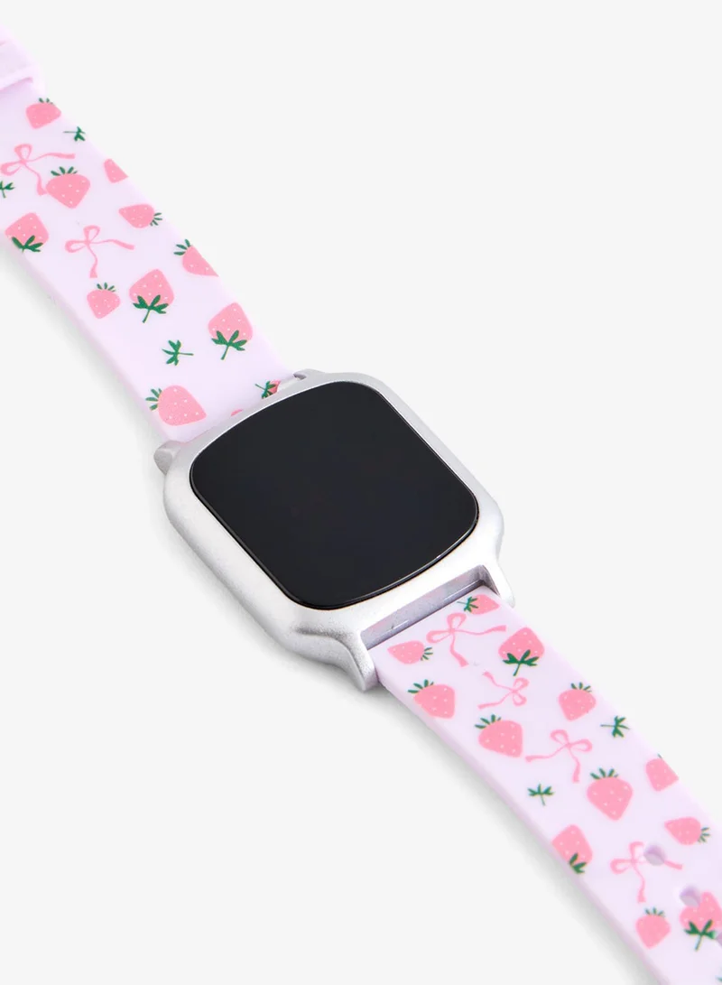 Redtag Girls Pink Print Digital Watch