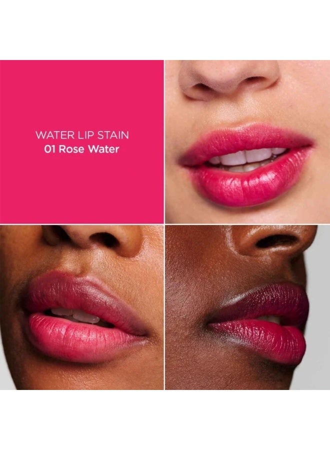 Clarins Water Lip Stain 01 Rose Water 7ml - Image 2