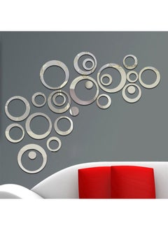 Grey -   Circle Mirror Diy Wall Sticker Wall Decoration 24Pieces Grey - pzsku/ZFE02204B349F2A2E12DBZ/45/_/1721307359/0cd25b8a-adcd-44bb-9da4-5a358d9d68bc