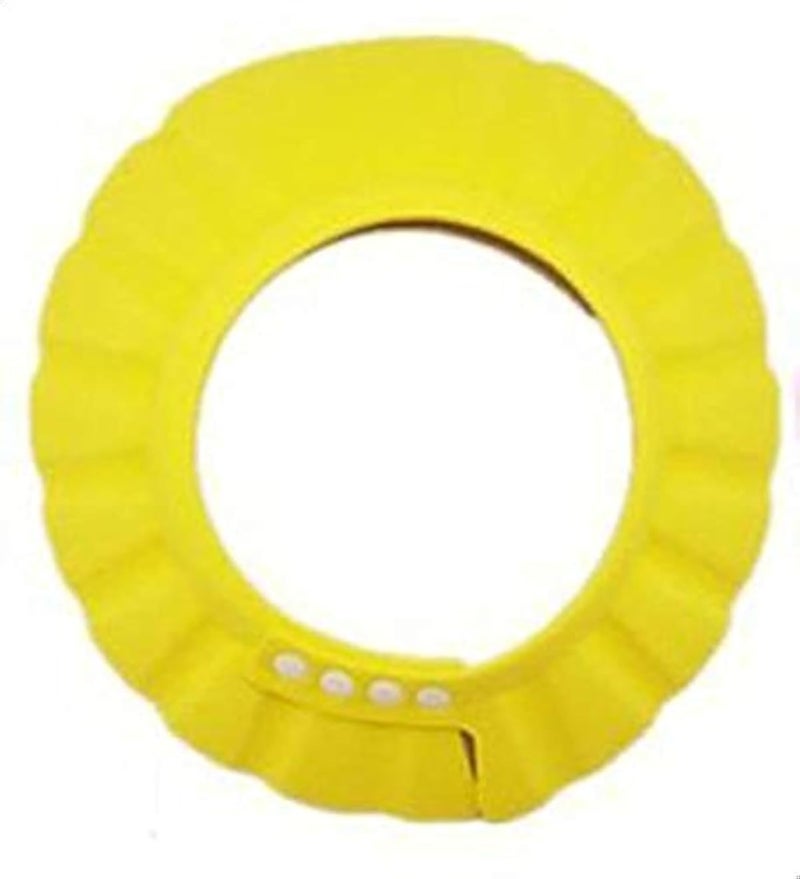 Safe Shampoo Shower Bath Cap for Baby Children, Yellow
