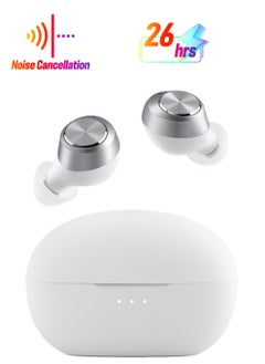 Compact 5.3 Wireless Bluetooth Noise-Cancelling Gaming Headset, Ergonomic In-Ear Design, 26 Hours Play Time, IPX5 Waterproof. - (White) - pzsku/ZFE0237087E6B007DC242Z/45/1741330291/50eca6ea-dfee-47ca-b0c9-2cbb661c0044