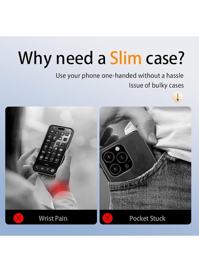 for iPhone 17 Pro Max Slim Case,Paper-Thin Transparent Finish Skin Back Case [Non Yellowing] (Clear, iPhone 17 Pro Max) - Image 5