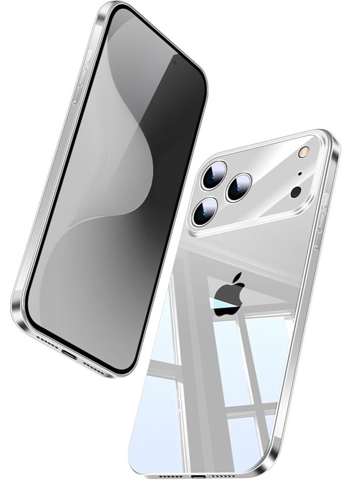 for iPhone 17 Pro Max Slim Case,Paper-Thin Transparent Finish Skin Back Case [Non Yellowing] (Clear, iPhone 17 Pro Max) - Image 1