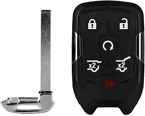 Grakest 6 Buttons Replacement Key Fob Cover Case fits for 2014 2015 2016 2017 Chevrolet Chevy Suburban Tahoe GMC Yukon Keyless Entry Key Fob Shell - Image 2