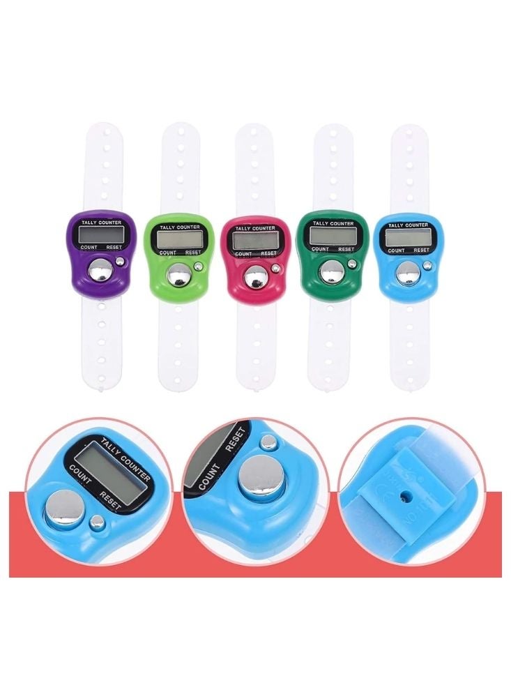 بريميم عداد رقمي، خاتم تسبيح، عرض رمضاني خاص - عبوة من 3 عدادات متعددة الألوان تعمل بضغطة الإصبع - Image 5