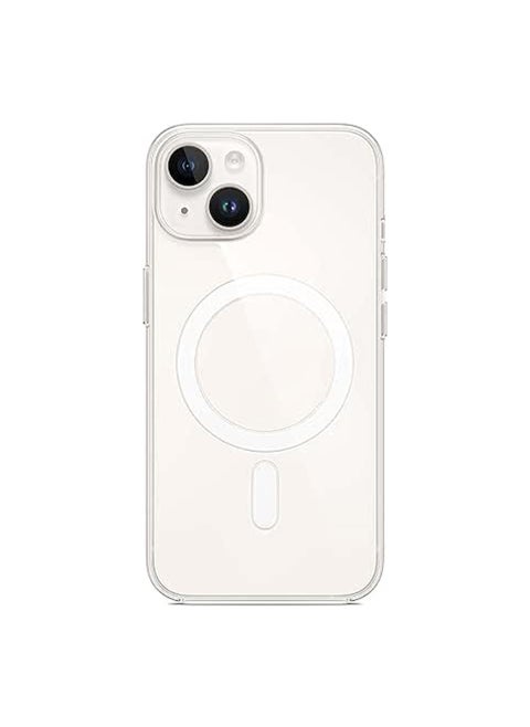 Magnetic Case for iPhone 15 Compatible with MagSafe Wireless Charging with Shockproof Protective Phone Bumper Cover With Anti-Scratch Clear Back