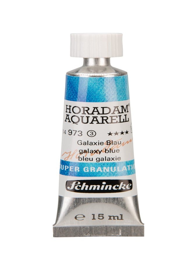 Schmincke - HORADAM® AQUARELL, Super Granulation, 14 973 006 Galaxy Blue, 15 ml tube, very strong granulating colors, finest, super granulating watercolors - Image 3