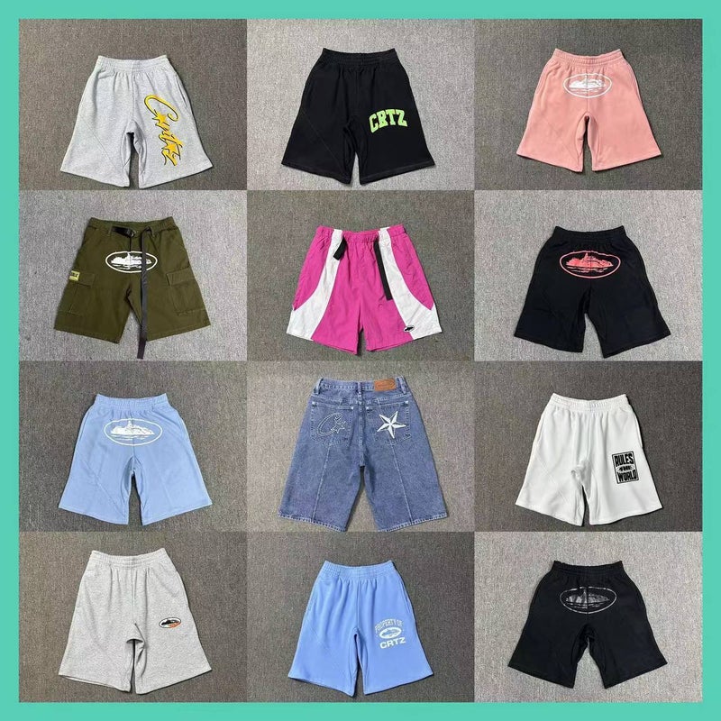 Alcatraz Letter Logo Printing Loose Sports Casual Shorts For Men And Women Couples Five-Quarter Pants - Image 2