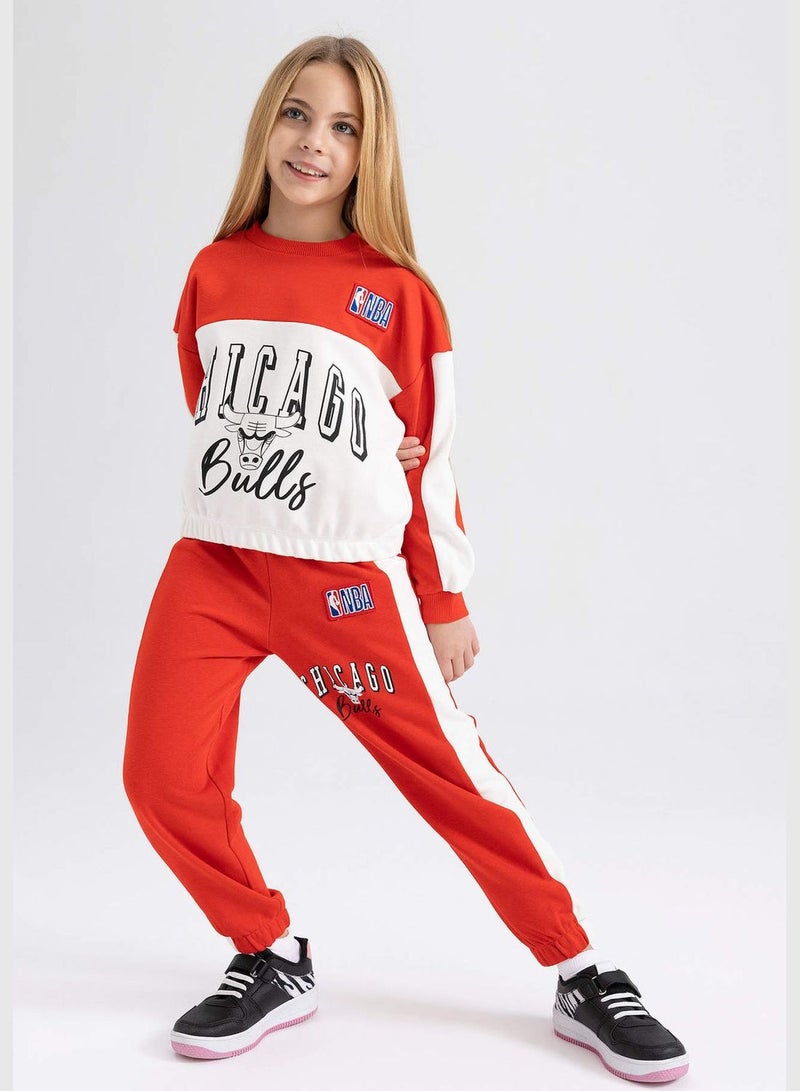 DeFacto Girl NBA Chicago Bulls Licenced Long Sleeve Knitted Sweatshirt  - Image 2