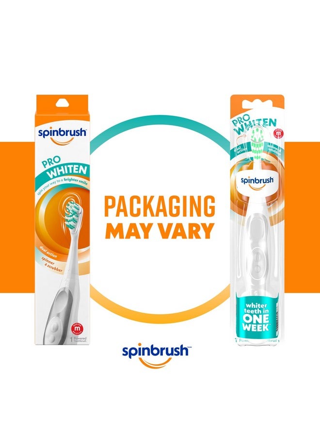 Spinbrush Pro Whiten, Battery Toothbrush for Adults, Medium Bristles, Batteries Included - pzsku/ZFE02F4978B8A8FE7CC3DZ/45/_/1736426790/bbea3319-17fd-4100-95b1-d98eb0fa22a2