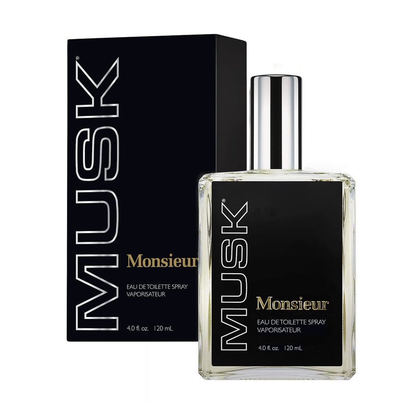 Dana Monsieur Musk For Men Cologne Spray, 4 Ounce - Image 1