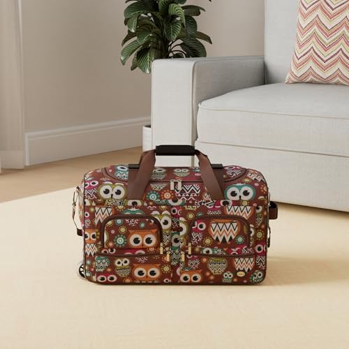 Rockland Rolling Duffel Bag, OWL, 22" - Image 2