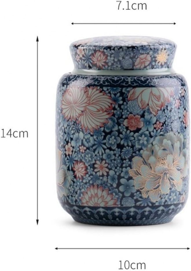 ENGENDER Tea Storage Jar Creative Portable Tea Jars Small Sets for Home Use Ceramic Loose Sealed Awakening Storage - Image 2
