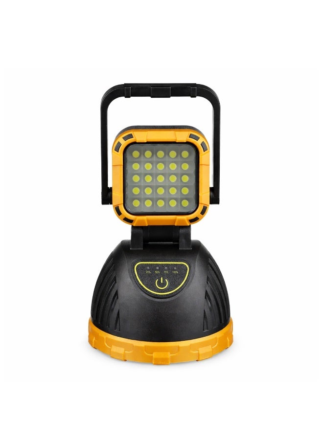 HI SHEEN Solar Multi Light HS-8033C Rechargeable LED Work Light Portable Emergency Lantern Dual Light Long Range Outdoor Camping Light - Image 1