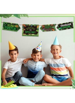 20 Pieces Reptile Birthday Party Decorations Lizard Snake Turtle Alligator Themed Directional Sign Jungle Wild Yard Sign For Boy Girl Kid Decorations Party Sign 10 Styles - pzsku/ZFE03569DE1D37A0B306EZ/45/_/1688193937/21cc495e-17c4-4c0d-964a-7236e6768c39