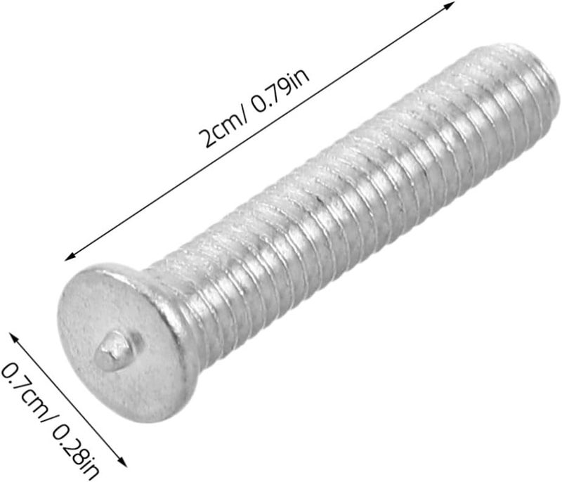 80pcs 4mm Aluminum Countersunk Rivets for Car Body Auto Sheet Metal Repair Lightweight Quick Repair Tool Set for Automotive Workshops - Image 2